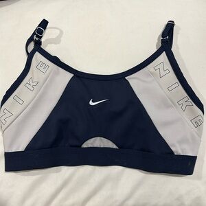 Blue Nike Sports Bra